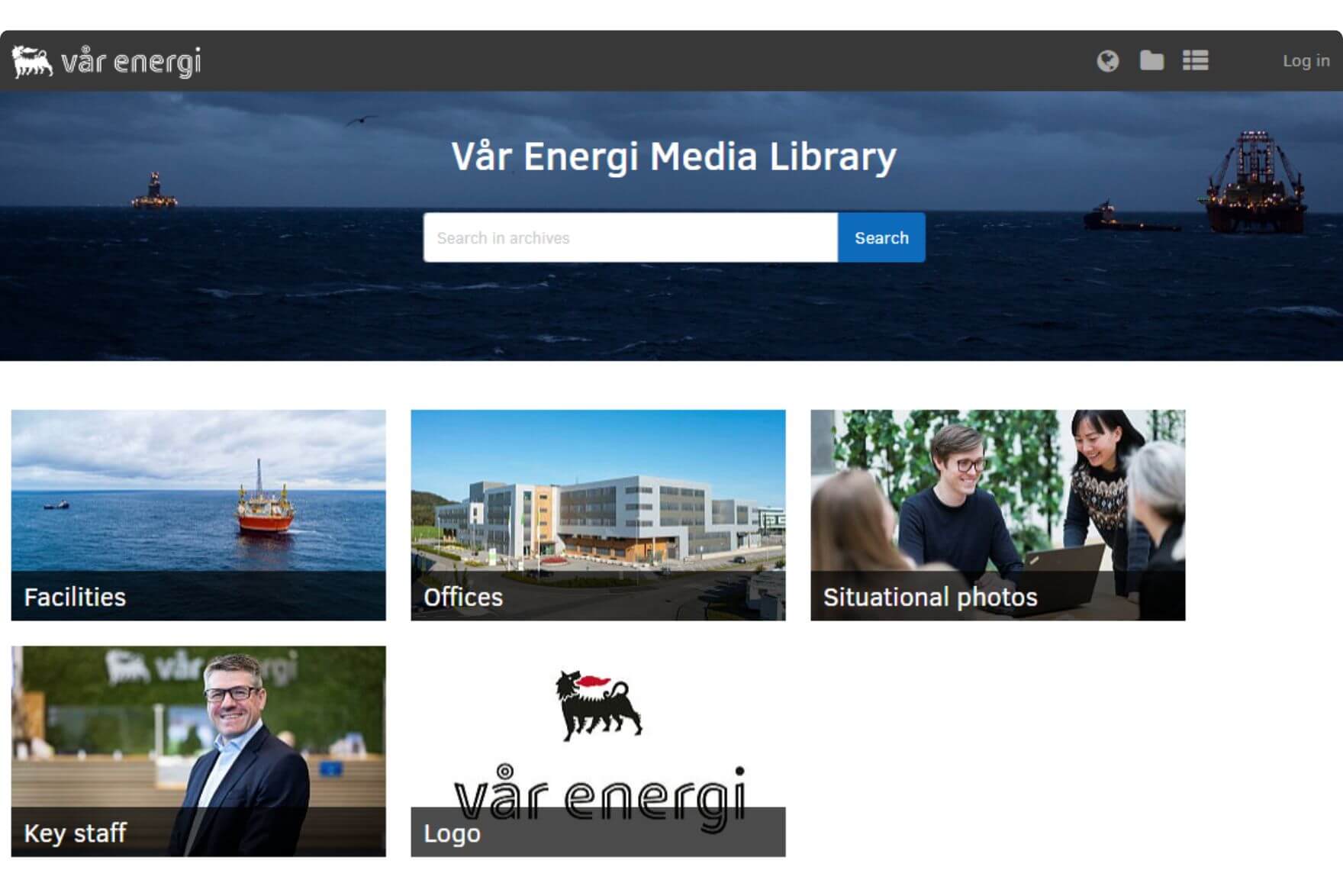 Vår Energi - Fotoware - Public Portal