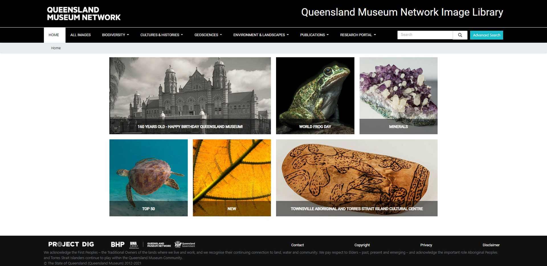 Queensland Museum Public Image Portal